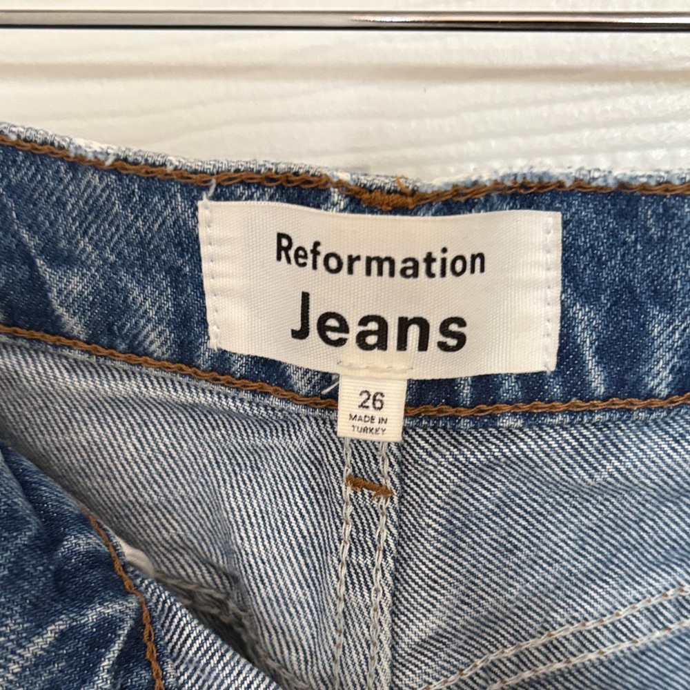 Reformation Denim Jeans in Classic Blue